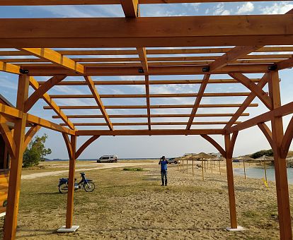 Ξύλινη κατασκευή Beach bar Toroni 4